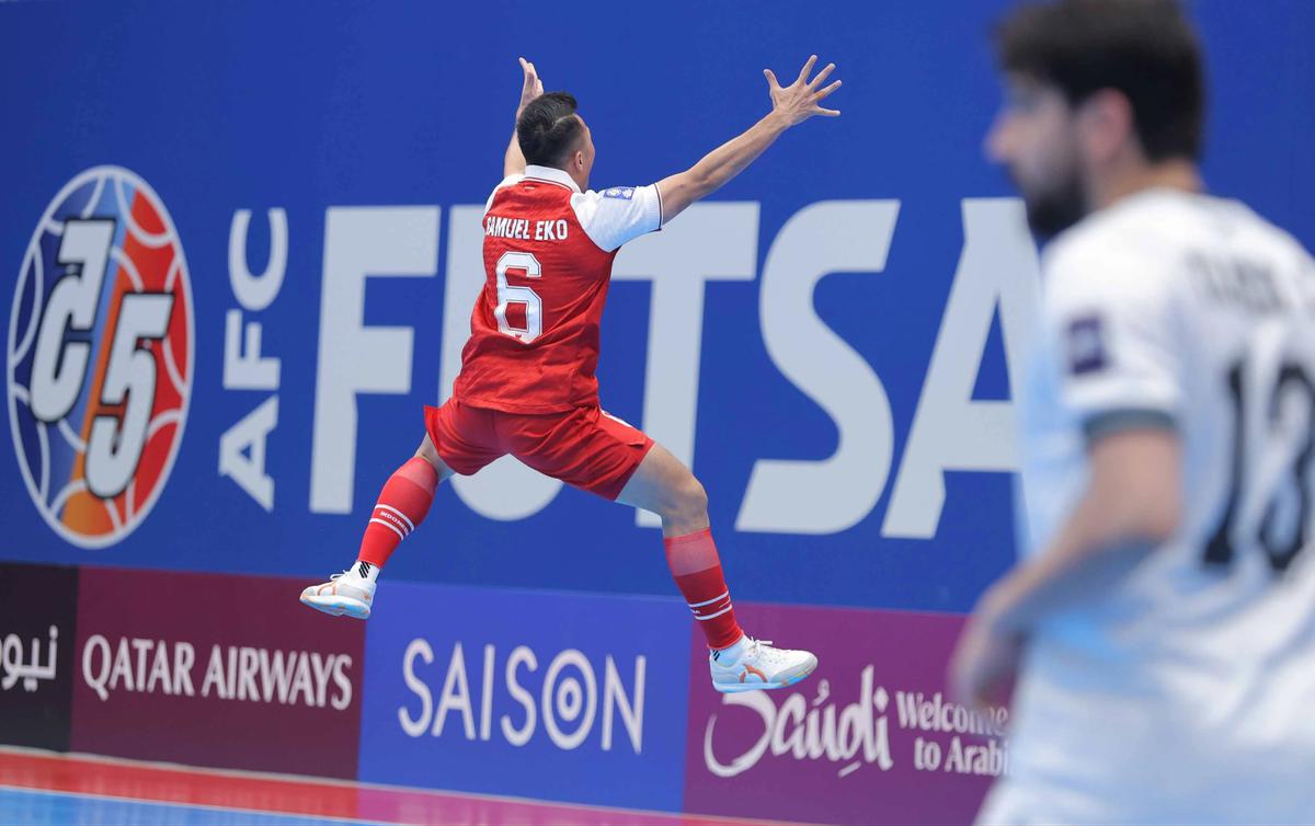 FOTO: Timnas Futsal Indonesia Juara Grup A Piala Asia Futsal 2026