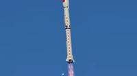 Roket Long March-4C yang membawa satelit Gaofen-3 03 lepas landas dari Pusat Peluncuran Satelit Jiuquan di China barat laut pada 7 April 2022. (Xinhua/Wang Jiangbo)