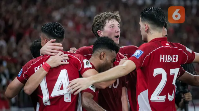 Timnas Indonesia merayakan gol yang dicetak Ole R...                    </div>

                    <div class=