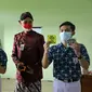 Gubernur Jateng Ganjar Pranowo melantik siswa-siswi SMA menjadi agen antikorupsi Jateng di Aula SMA Negeri 15 Semarang, Kamis (9/12).