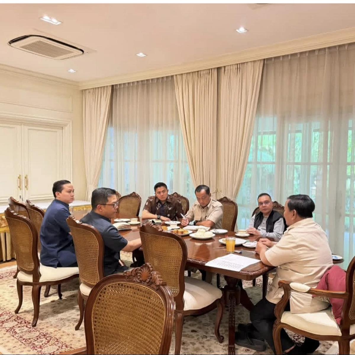 Rapat terbatas Presiden Prabowo
