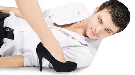 Sepatu on sale heels pria