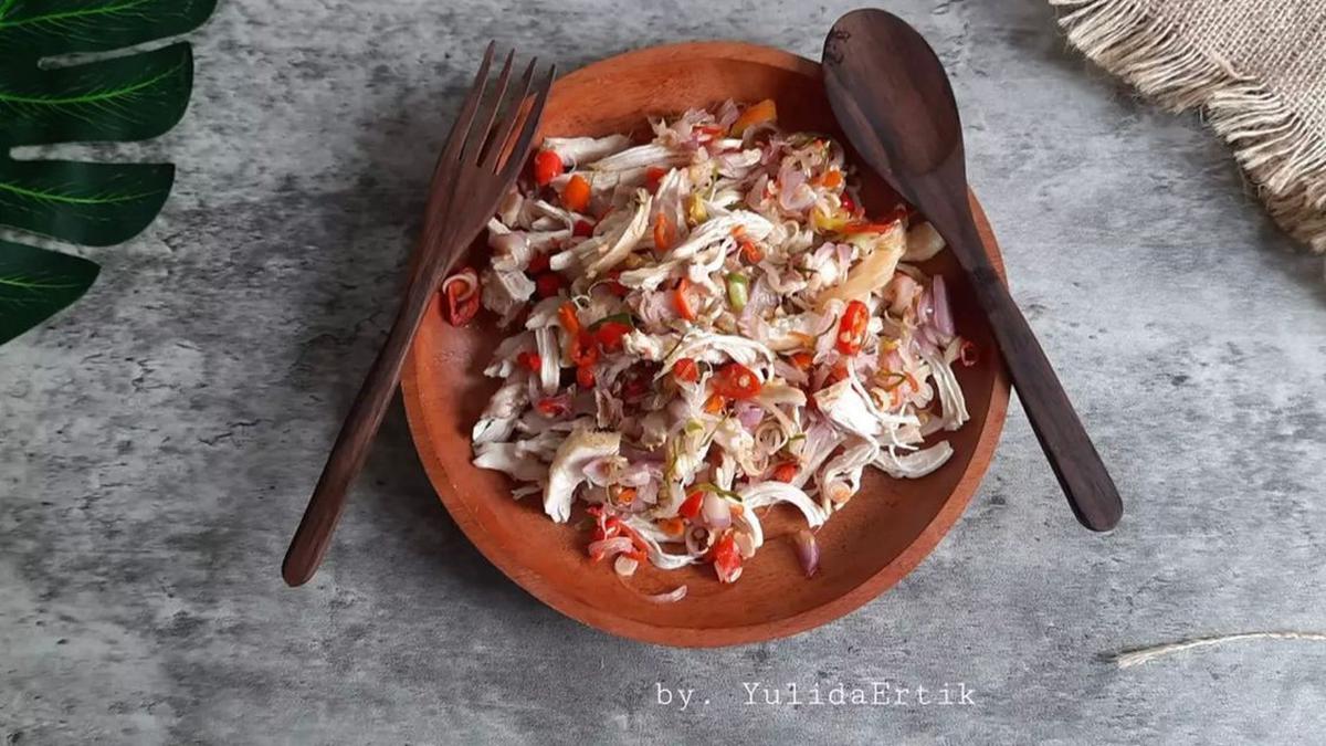 Resep Ayam Suwir Sambal Matah, Pedas Segar Khas Bali yang Menggugah Selera