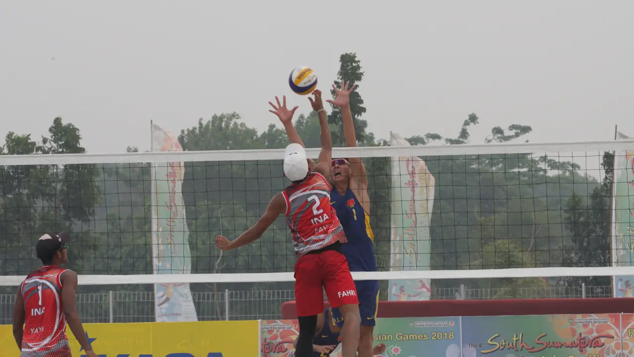 Kejuaraan uji Coba Voli Pantai Asian Games 2018