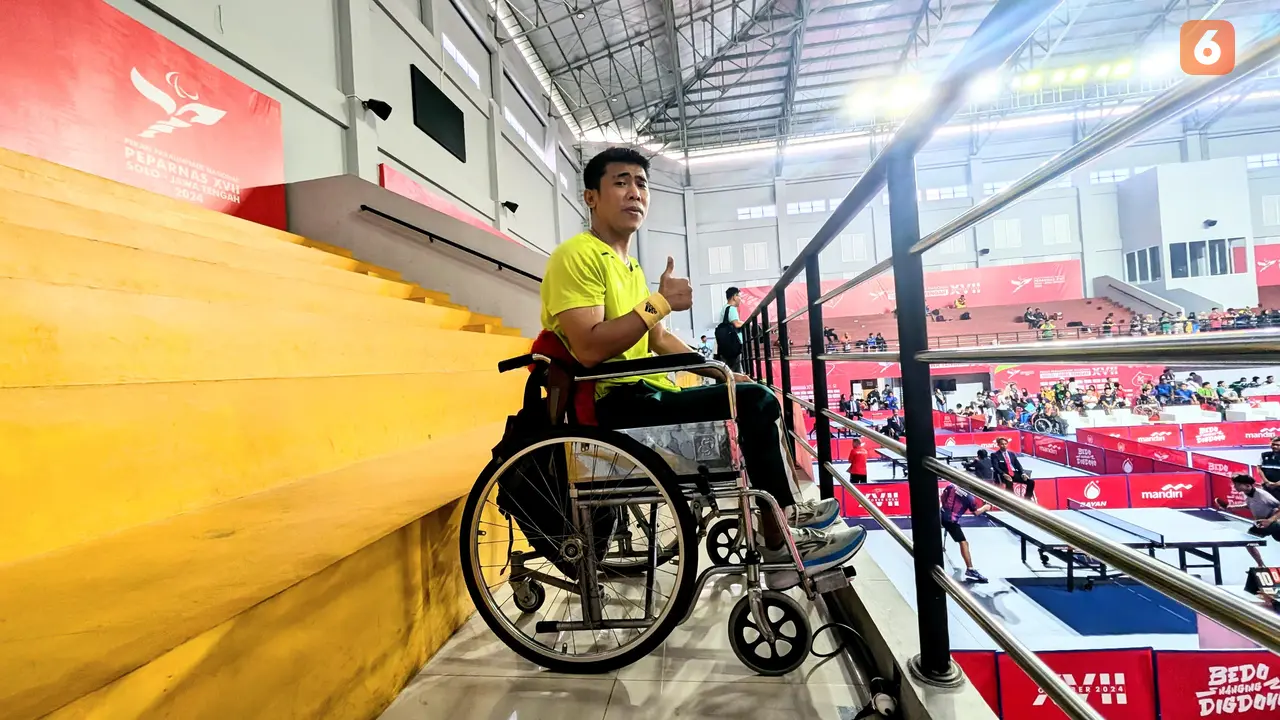 Kalah di Peparnas 2024, Atlet Tenis Meja dari Sumsel Tekun Nonton Pertandingan untuk Jadi Lebih Baik
