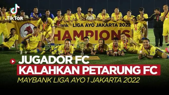 Berita video TikTok, Jugador FC jadi juara Maybank Liga Ayo 1 2022