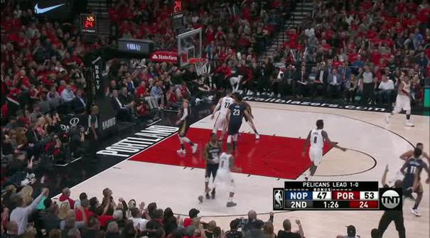 Berita video game recap NBA 2017-2018 antara New Orleans Pelicans melawan POrtland Trail Blazers dengan skor 111-102.