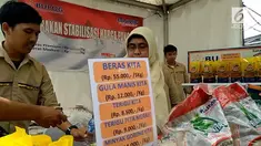 Operasi pasar  murah jelang ramadahan 1439 h, yang di Gelar Dinas  Perdagangan  Pemerintah Provinsi Maluku Senin (07/05) tadi diserbu warga.