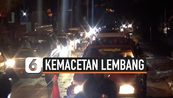 VIDEO: Kemacetan Malam Hari di Kawasan Wisata Lembang