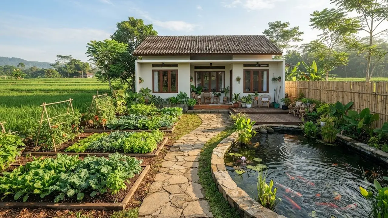 Ekosistem Kebun dan Kolam Ikan