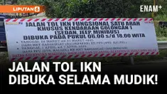 Jalan Tol Pulau Balang ke IKN Dibuka Untuk Pemudik