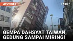 Kawasan Taiwan diguncang gempa besar berkekuatan magnitudo 7,4. Guncangan gempa runtuhkan sejumlah bangunan dan memicu tsunami di daerah pantai Jepang.