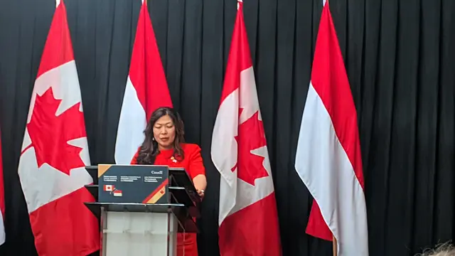 Menteri Promosi Ekspor, Perdagangan Internasional, dan Pengembangan Ekonomi Kanada, Mary Ng, memimpin misi dagang terbesar Kanada ke Indonesia dan Filipina dari 1 hingga 6 Desember 2024. (Bima/Liputan6.com)
