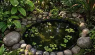 8 Cara Membuat Kolam Mini Natural dengan Lumut dan Batu Kali dari Galon Bekas, Unik untuk Rumah