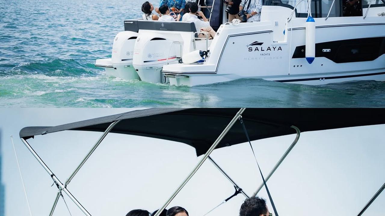 Buka Bisnis Bareng, Ini 5 Potret Yacht Milik Prilly Latuconsina dan Kevin Sanjaya yang Mewah dan Elegan Banget