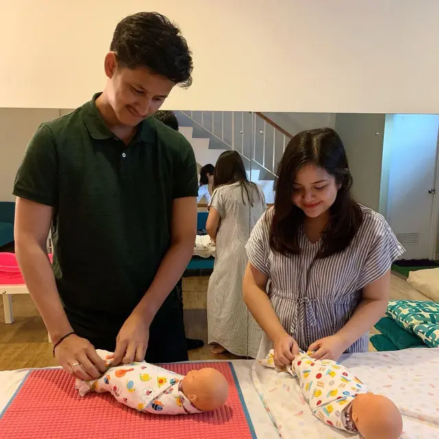 Tasya Kamila dan Randi Bachtiar ikut kelas parenting.