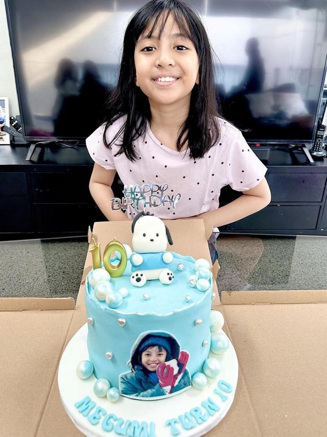Momen Ulang Tahun Megumi Anak Desta dan Natasha Rizky, Orang Tua Tetap Kompak Meski Telah Berpisah