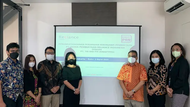 KreditPro kerja sama channeling dengan Reliance Finance Indonesia.