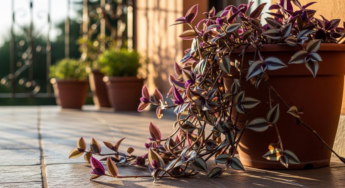 Tanaman Tradescantia (Wandering Jew)/AI Generated