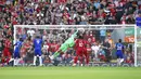 Chelsea mampu unggul lebih dahulu melalui sundulan Kai Havertz di menit ke-22. (Foto: AP/Mike Egerton)