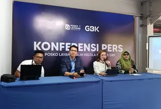 Pusat Pengelola Komplek Gelora Bung Karno (PPKGBK) menghadirkan Posko Layanan Alih Kelola Blok-15 GBK, yang diharapkan sebagai langkah perlindungan terhadap aset negara, termasuk karyawan (Liputan6.com/Rifqy Alief Abiyya)