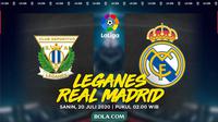 La Liga - Leganes Vs Real Madrid (Bola.com/Adreanus Titus)