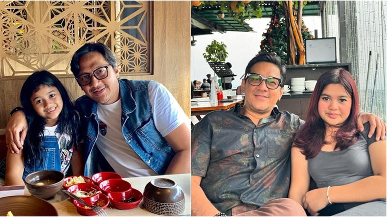 6 Potret Transformasi Kebersamaan Andre Taulani dan Putrinya, Bikin Pangling