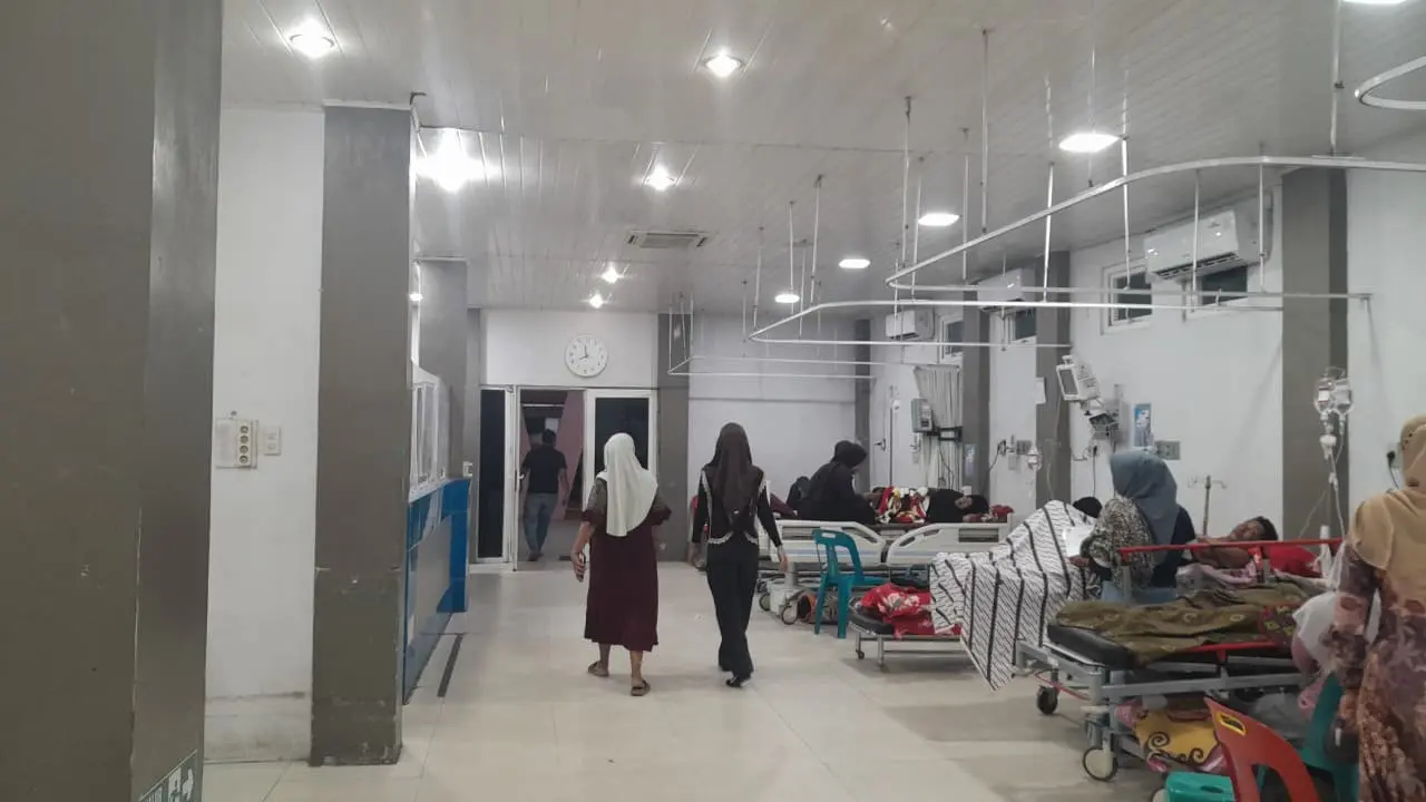 Aktivitas operasional di Rumah Sakit Umum Daerah (RSUD) Dr. Fauziyah Bireuen sempat terganggu imbas mati lampu serentak di  sejumlah wilayah di Pulau Sumatera. (Istimewa)