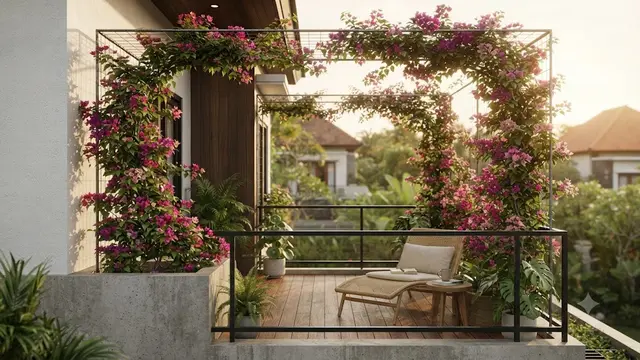 Tanaman Rambat untuk Menghias Balkon
