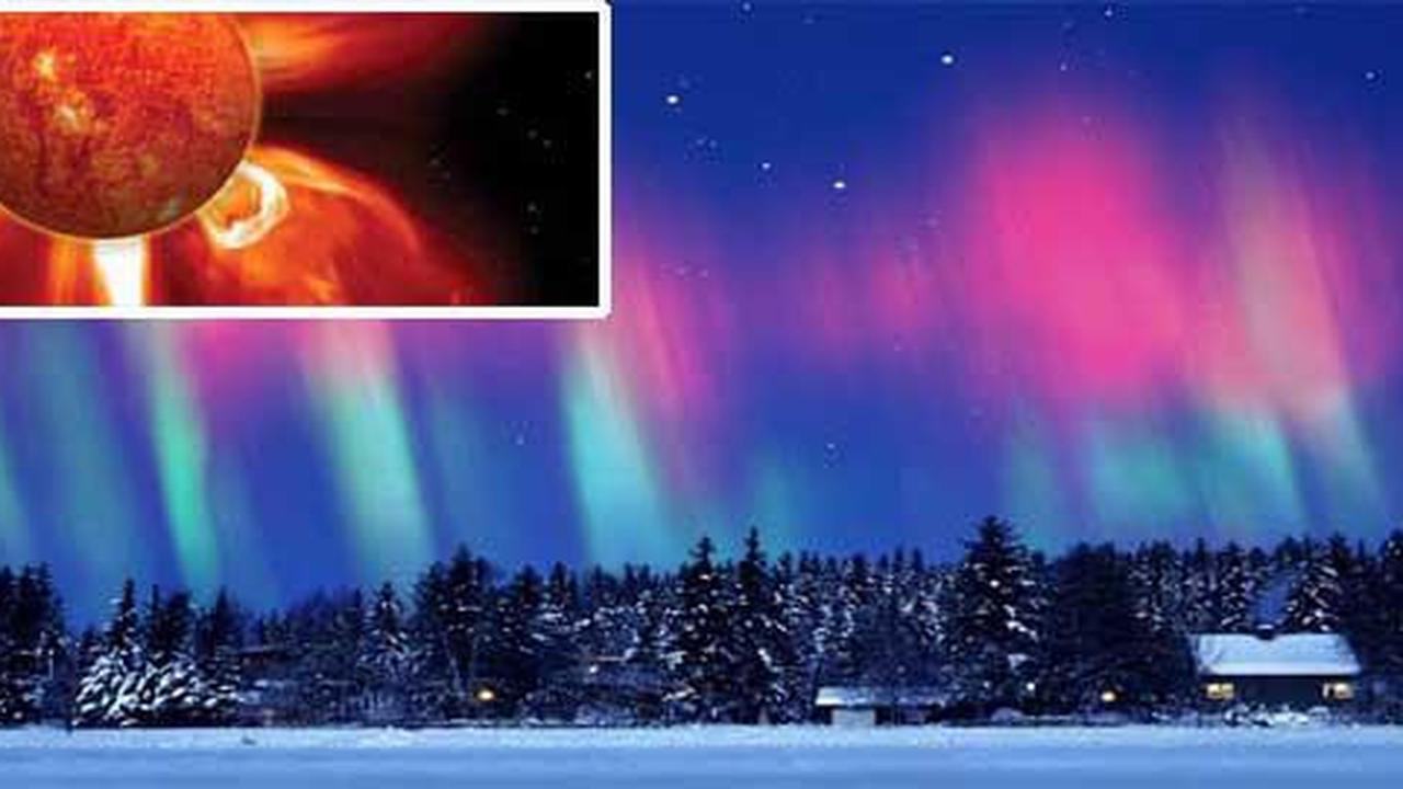 Badai matahari hadirkan aurora terindah