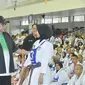 Ketua Dewan Pembina Kushin Ryu M Karate-Do Indonesia (KKI) Oesman Sapta Odang atau Oso berharap, peserta ujian kelak bisa berprestasi dalam seni bela diri karate. (Ist)