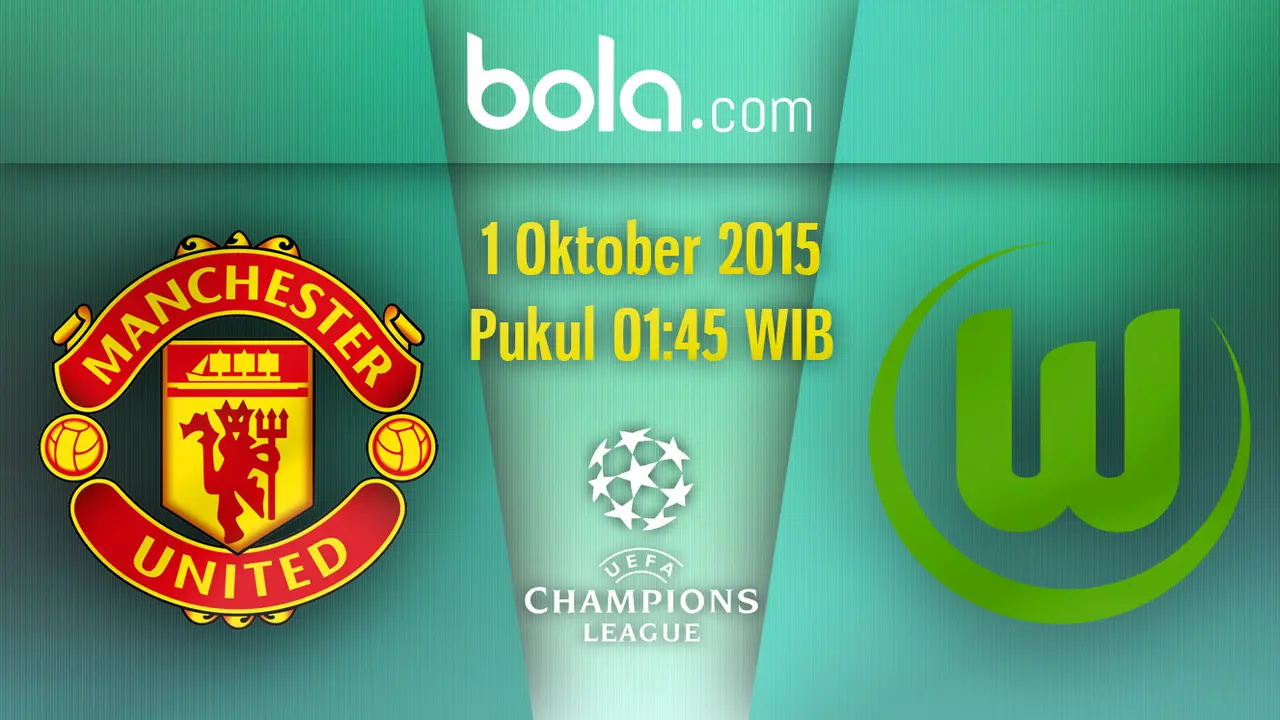 Manchester United vs Wolfsburg (Bola.com/Samsul Hadi)