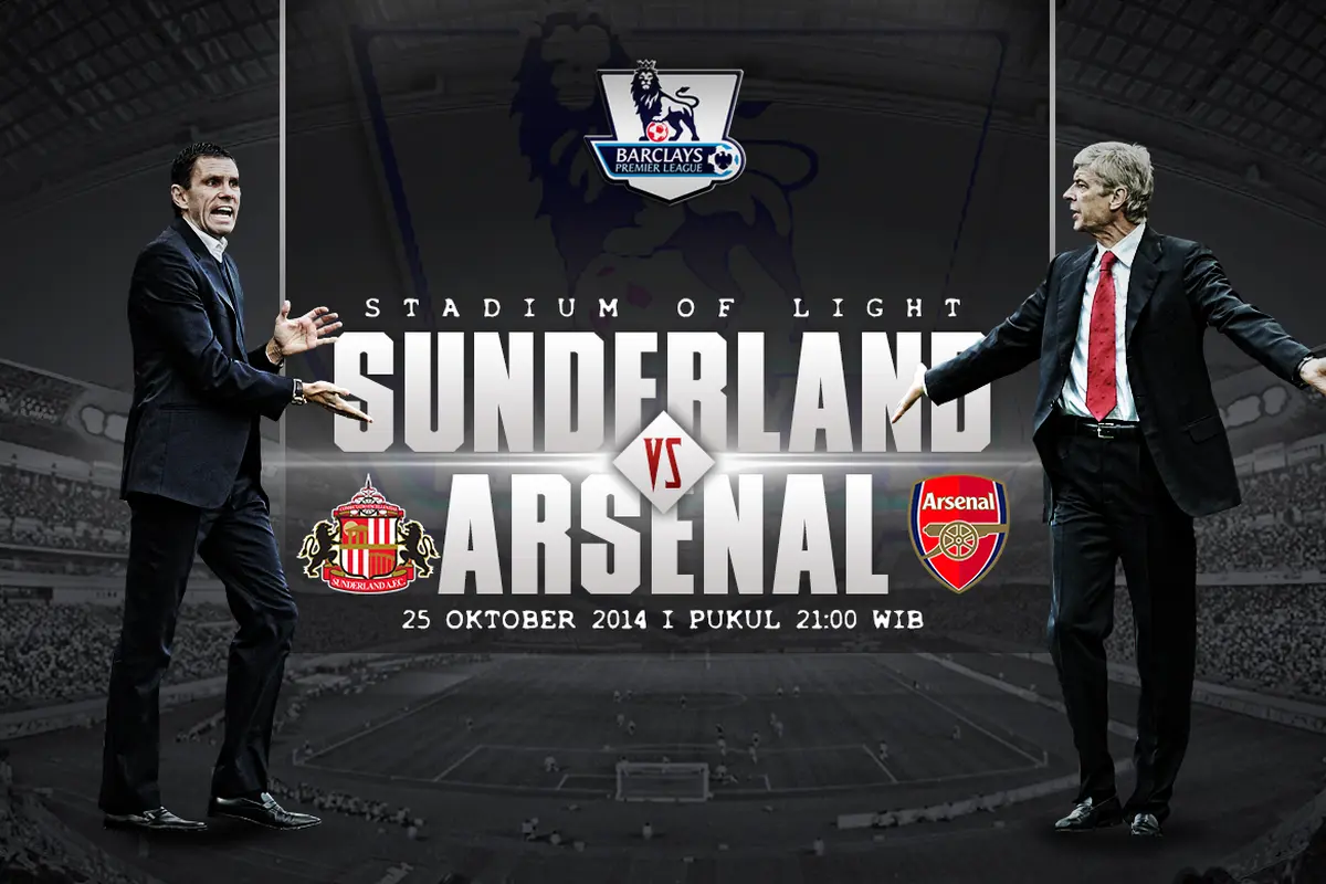 Prediksi Sunderland vs Arsenal (Liputan6.com/Yoshiro)