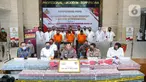 Kabareskrim, Komjen Pol Listyo Sigit Prabowo (tengah) memberikan keterangan saat rilis terkait kasus penipuan sindikat internasional pembelanjaan ventilator covid-19 di Gedung Bareskrim Mabes Polri, Jakarta, Senin (7/9/2020). (Liputan6.com/Faizal Fanani)