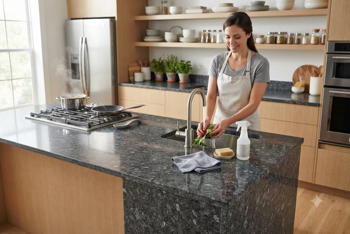 Model Dapur yang Tetap Bersih Meski Sering Terkena Cipratan Air
