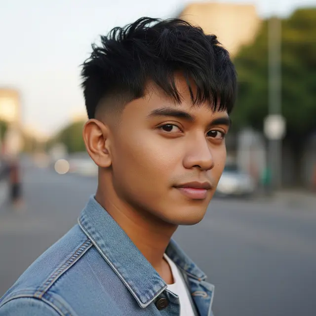 Potongan Rambut Pria 2026 yang Tetap Rapi meski Rambut Mengembang dan Susah Diatur (Image by Gemini AI)