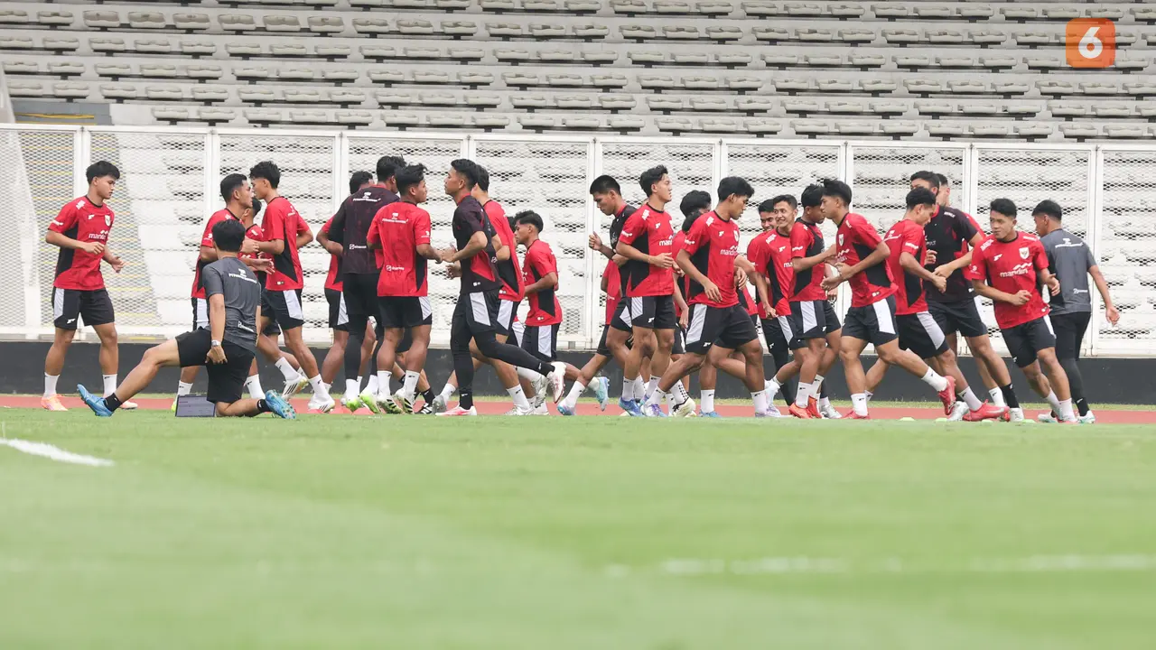 Latihan Timnas Indonesia U-22
