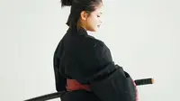 Gaya Pemotretan Sara Fajira Bak Samurai, Curi Perhatian. (Sumber: Instagram/sarafajira)