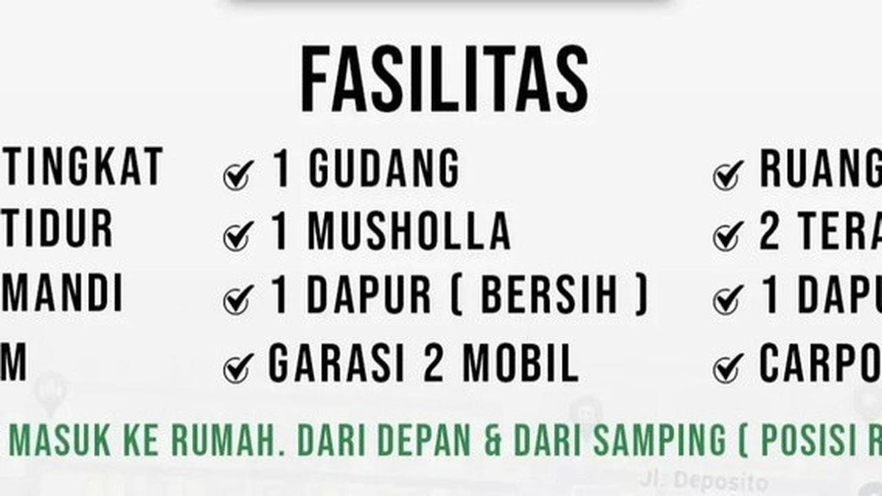 Rumah yang penuh kenangan ini dilengkapi dengan beberapa fasilitas penting.