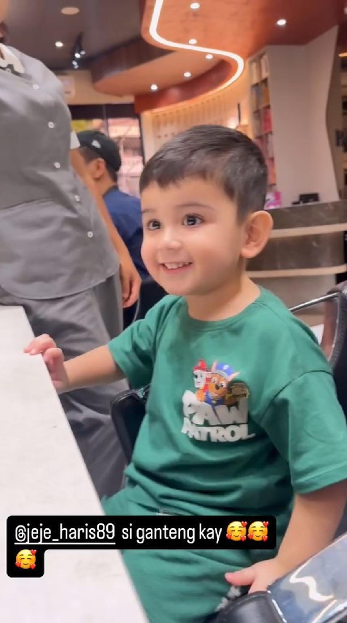 7 Potret Terbaru Kay Anak Haris Faisal dengan Jennifer Dunn yang Makin Ganteng