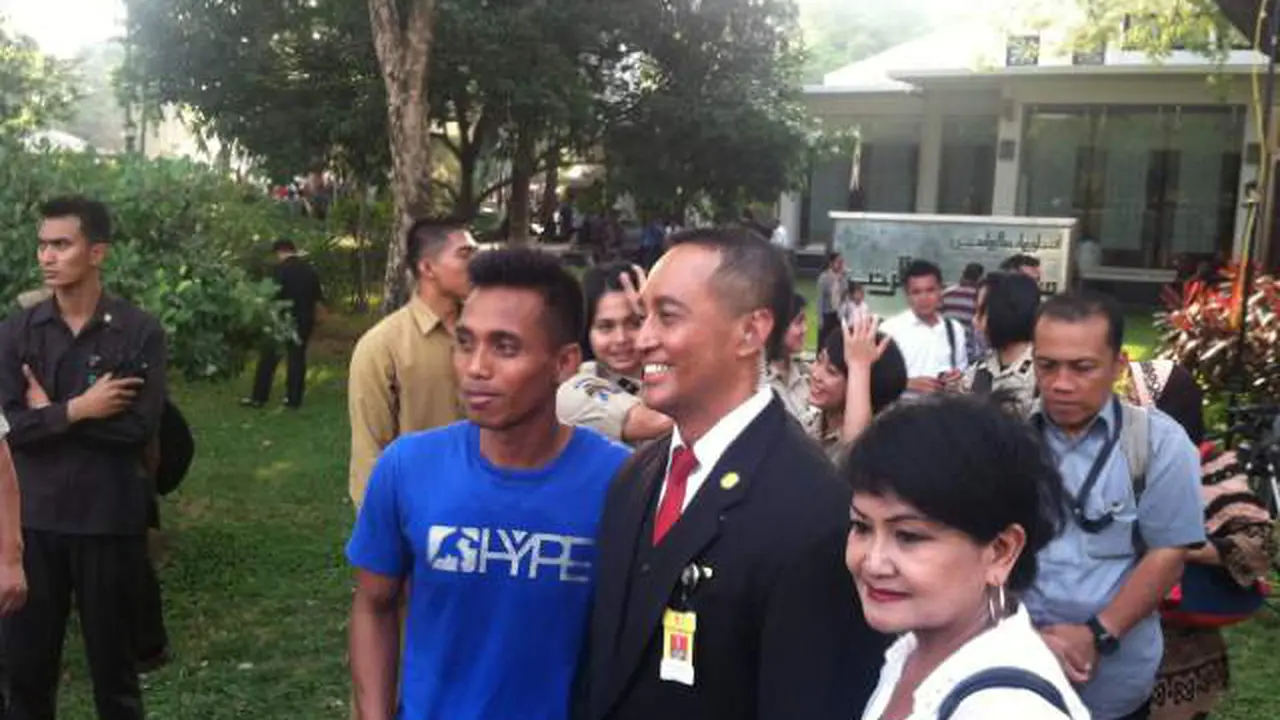Diserbu Warga di Istana Merdeka, Danpaspampres Jokowi Senang