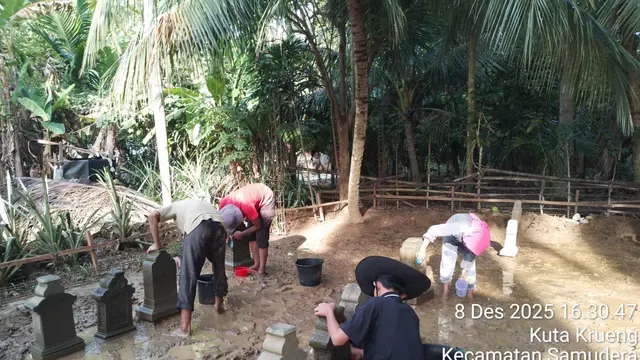 Cagar Budaya Terdampak Bencana Banjir Bandang Aceh Mulai Dibersihkan, Lumpur Tebal Jadi Tantangan
