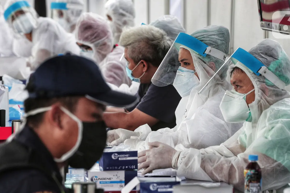 Rapid Test Gratis Covid-19 di Bundaran HI Jakarta