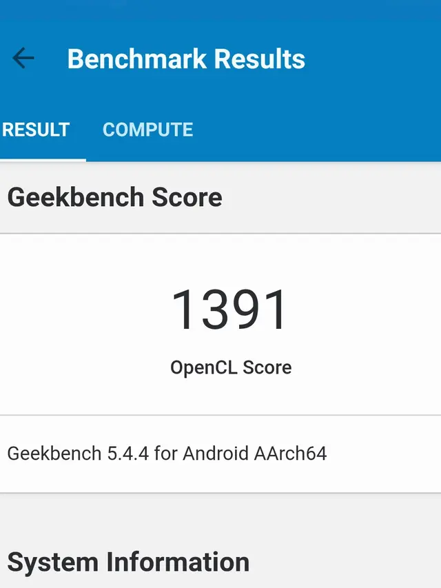 Skor Geekbench untuk Oppo Reno7 Z 5G