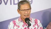 Juru Bicara Pemerintah untuk Penanganan COVID-19 di Indonesia, Achmad Yurianto saat konferensi pers Corona di Graha BNPB, Jakarta, Sabtu (30/5/2020). (Dok Badan Nasional Penanggulangan Bencana/BNPB)