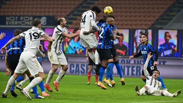 FOTO: Taklukkan Juventus 2-0, Inter Milan Kokoh di Posisi 2