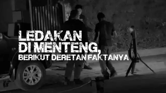 VIDEO: Ledakan di Menteng, Berikut Deretan Faktanya