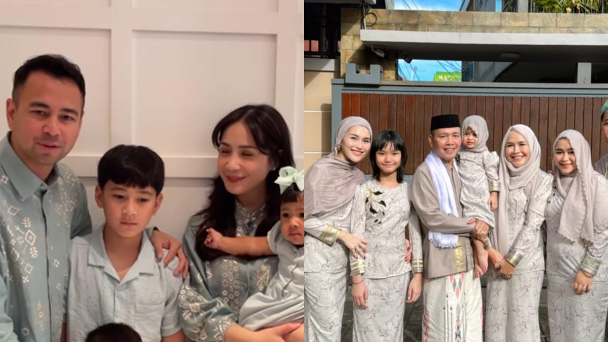 OOTD Baju Lebaran Sarimbit Keluarga Artis, Mulai dari Nagita Slavina, Dian Sastrowardoyo, hingga Ayu Ting-Ting