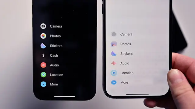 Perubahan di iOS 17 Beta 4 (kiri) dibandingkan iOS 17 Beta 3 (Foto: Apple Insider)