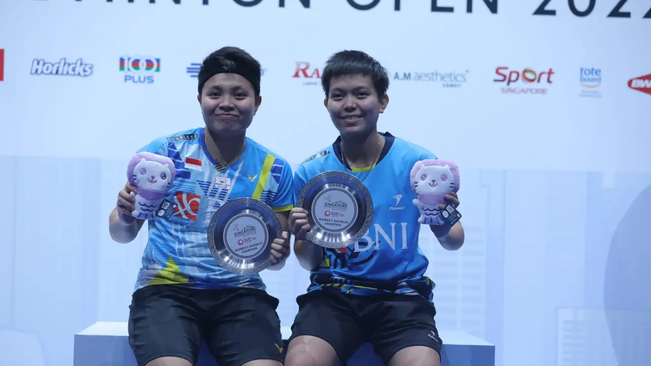 Apriyani Rahayu/Siti Fadia Silva - Apri/Fadia - Singapore Open 2022 - 17 Juli